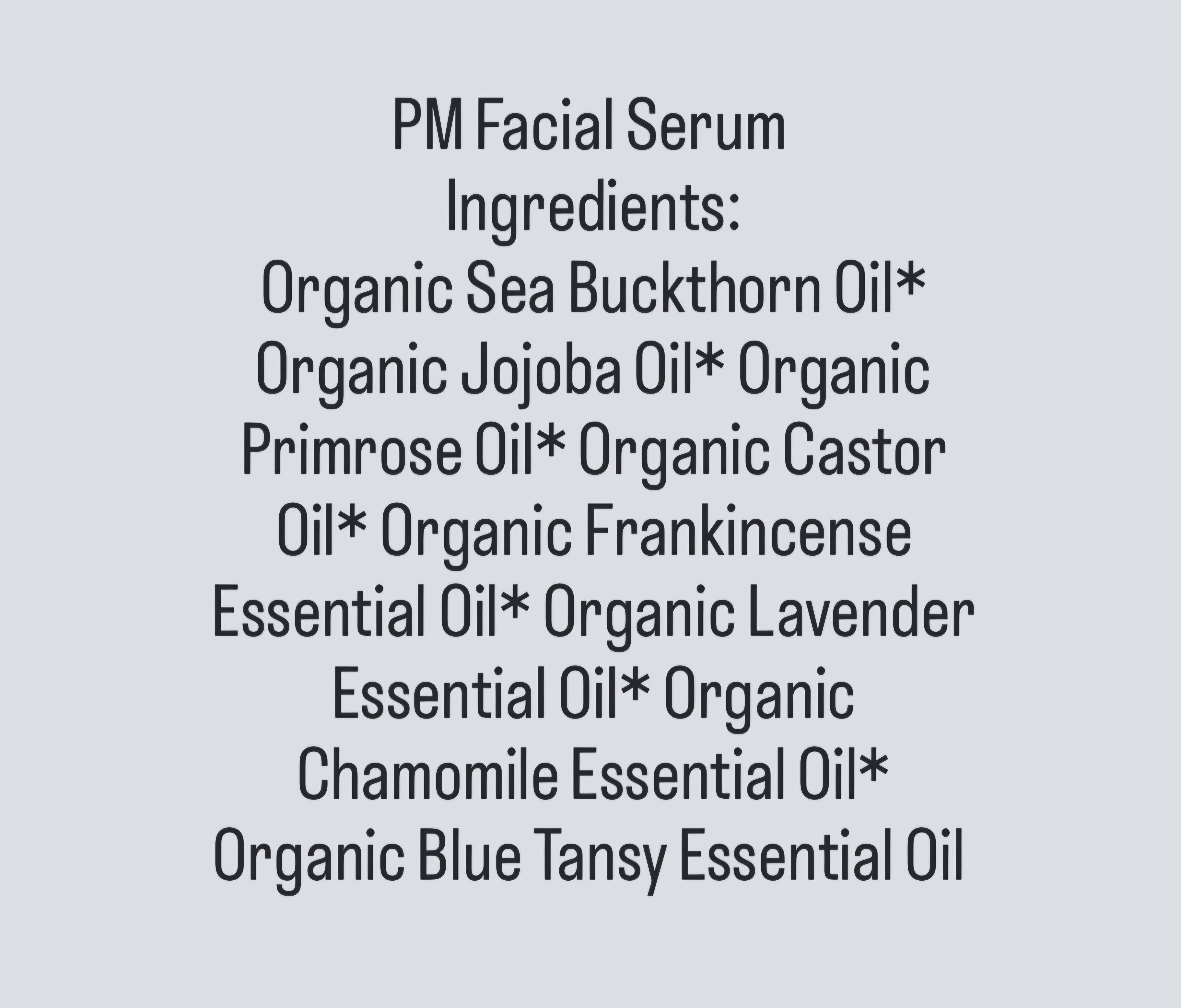 PM Facial Serum 🌙